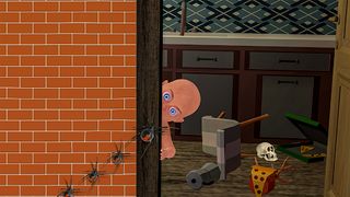 Baby in Blue Scary House Game - Screenshot 2
