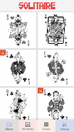 Solitaire Pixel Art - Screenshot 2