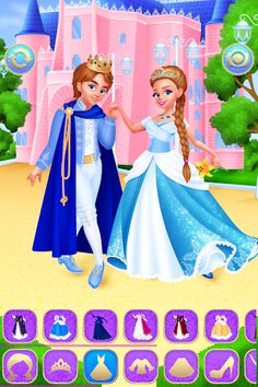 Cinderella & Prince Girls Game - Screenshot 2