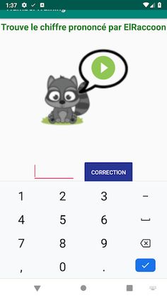 Raccoon Number Training - Screenshot 2