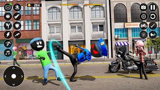Stickman Bike Chase Crime Game - Screenshot 3