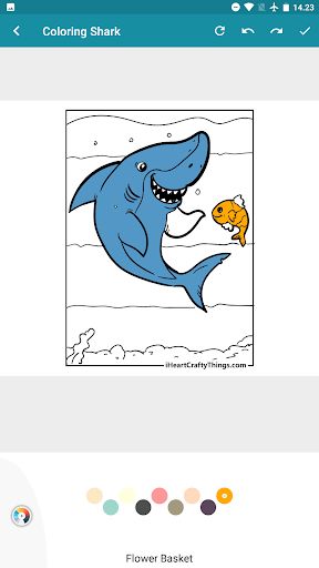 Mageledon Shark Coloring - Screenshot 3