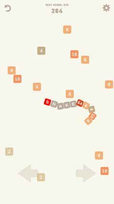 Snake 2048 - Screenshot 1