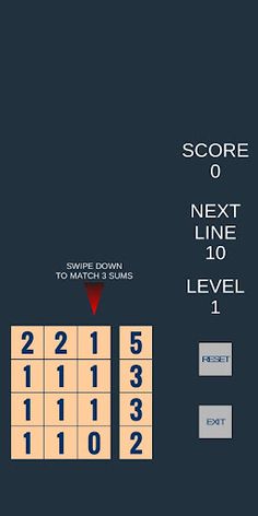 Match Sums - Screenshot 2