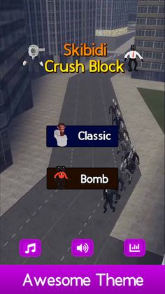 Skibidi Crush Block Puzzle - Screenshot 1