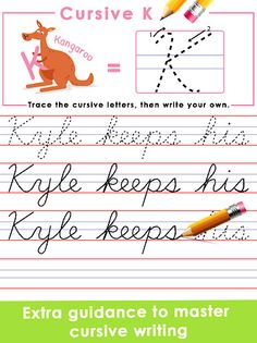 Learn Cursive Writing for Kids - Screenshot 4