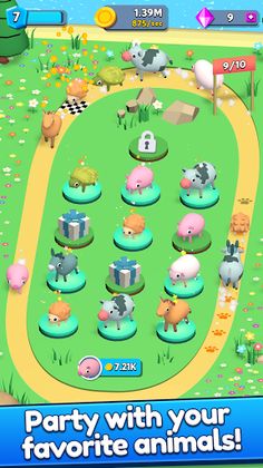 Merge Party Animals - Screenshot 1
