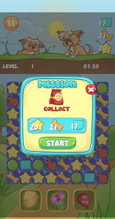 Rabbit Match 3 - Screenshot 3