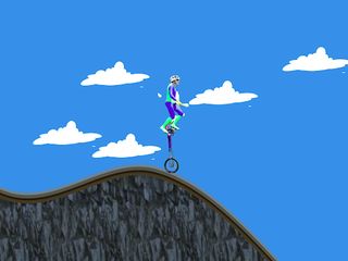 Deadly Unicycling - Screenshot 2