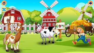 Learn Color Farm Animals Games - Screenshot 1