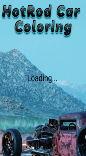 Hotrod car coloring - Screenshot 2