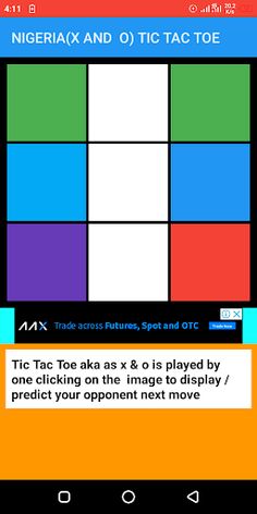 NIGERIA(X AND O) TIC TAC TOE - Screenshot 2