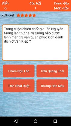 Câu đố lịch sử Việt Nam - Screenshot 1