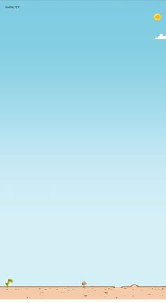 Trex Runner.K - Screenshot 1