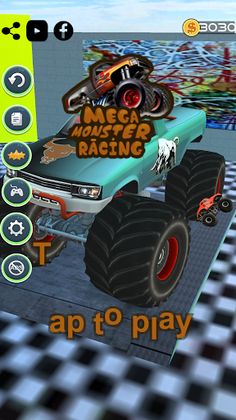 Monster Truck Stunts Car Jumps - Screenshot 4