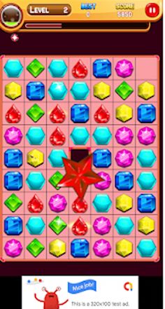 Glowing Jewel World Match 3 - Screenshot 2