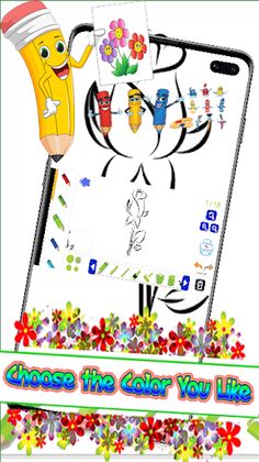 Coloring Flowers : Warnai - Screenshot 2