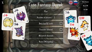 Cute Fantasy Durak - Cards Gam - Screenshot 1