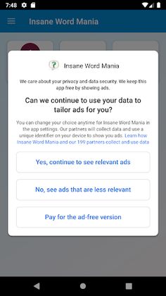 Insane Word Mania - Screenshot 1