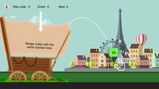 Gravity 2048 - Screenshot 1