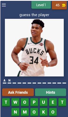 Nba quiz - guess the player - Screenshot 2