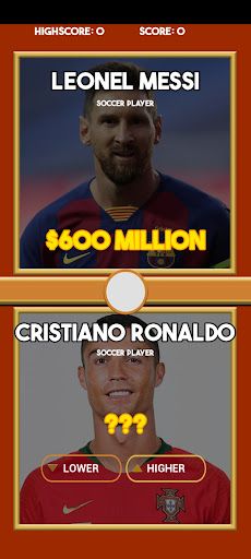 Celeb Net Worth: Higher Lower - Screenshot 3