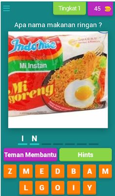Game gambar makanan ringan - Screenshot 1