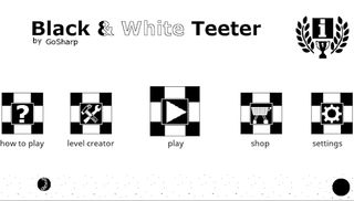 Black n' White Teeter - Screenshot 2