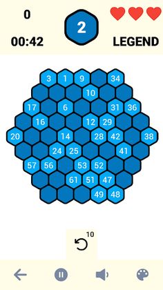 Hexa Maze: Number Maze Puzzle - Screenshot 1