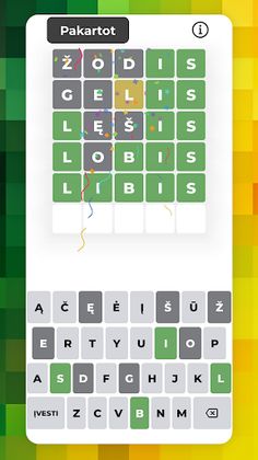 Žodukas: Guess That Word - Screenshot 4