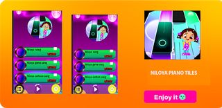Niloya piano tiles game - Screenshot 1