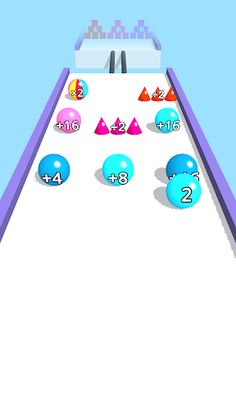 Multiballs Run 2048+ - Screenshot 1