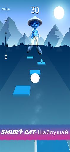 Smurf Cat Music Tiles Hop - Screenshot 3