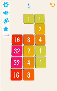 Perfect Folding 2048 - Stack H - Screenshot 2