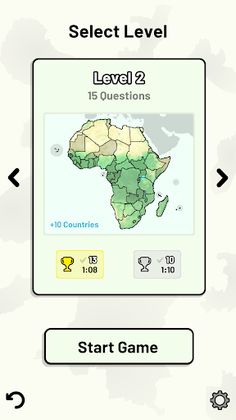 Countries of Africa Quiz - Screenshot 4