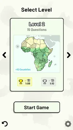 Countries of Africa Quiz - Screenshot 4