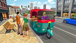 Tuk Tuk Auto Rickshaw Game 3d - Screenshot 2