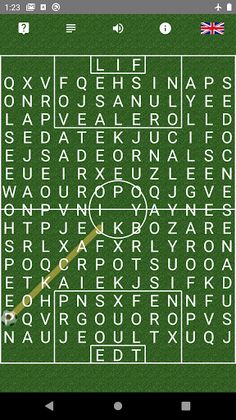 Words search: Verbal Football - Screenshot 2