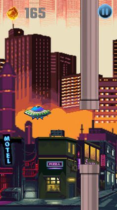 Robo Flappy Ship - Cop Fly 2D - Screenshot 4