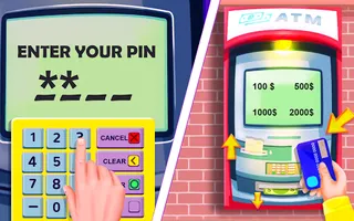Bank Cashier and ATM Simulator - Screenshot 2
