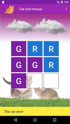 Gato y ratón - tres en raya - Screenshot 2