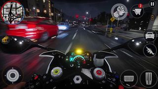 Highway Bike Riding & Racing - Screenshot 1