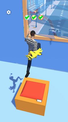 Bouncy Hoop Thief - Screenshot 1