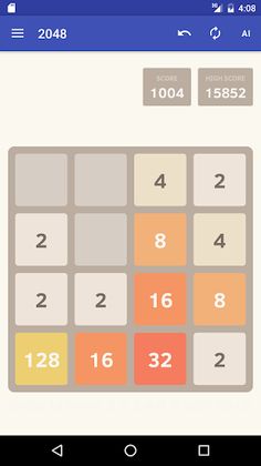 2048 (With AI helper) - Screenshot 1