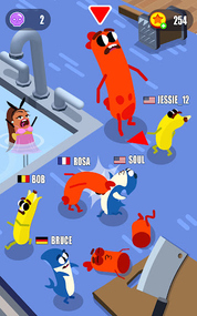 Sausage Wars.io - Screenshot 1