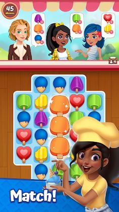 My Gelato: Match 3 Puzzle Game - Screenshot 1