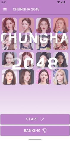 CHUNGHA 2048 Game - Screenshot 1
