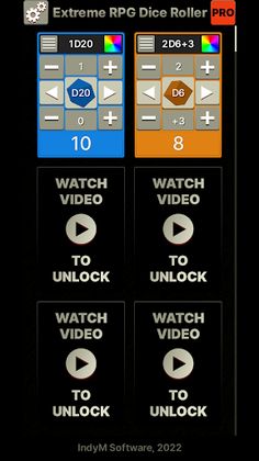 Extreme RPG Dice Roller - Screenshot 1