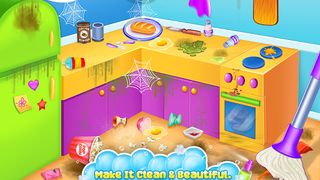 Home cleaning game for girls - Screenshot 1