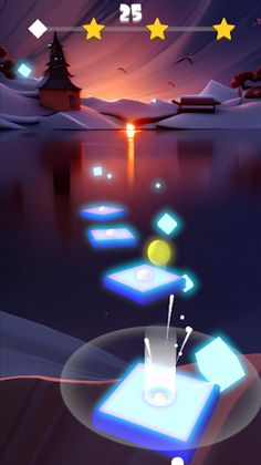 Grimake Birthday tiles hop - Screenshot 2